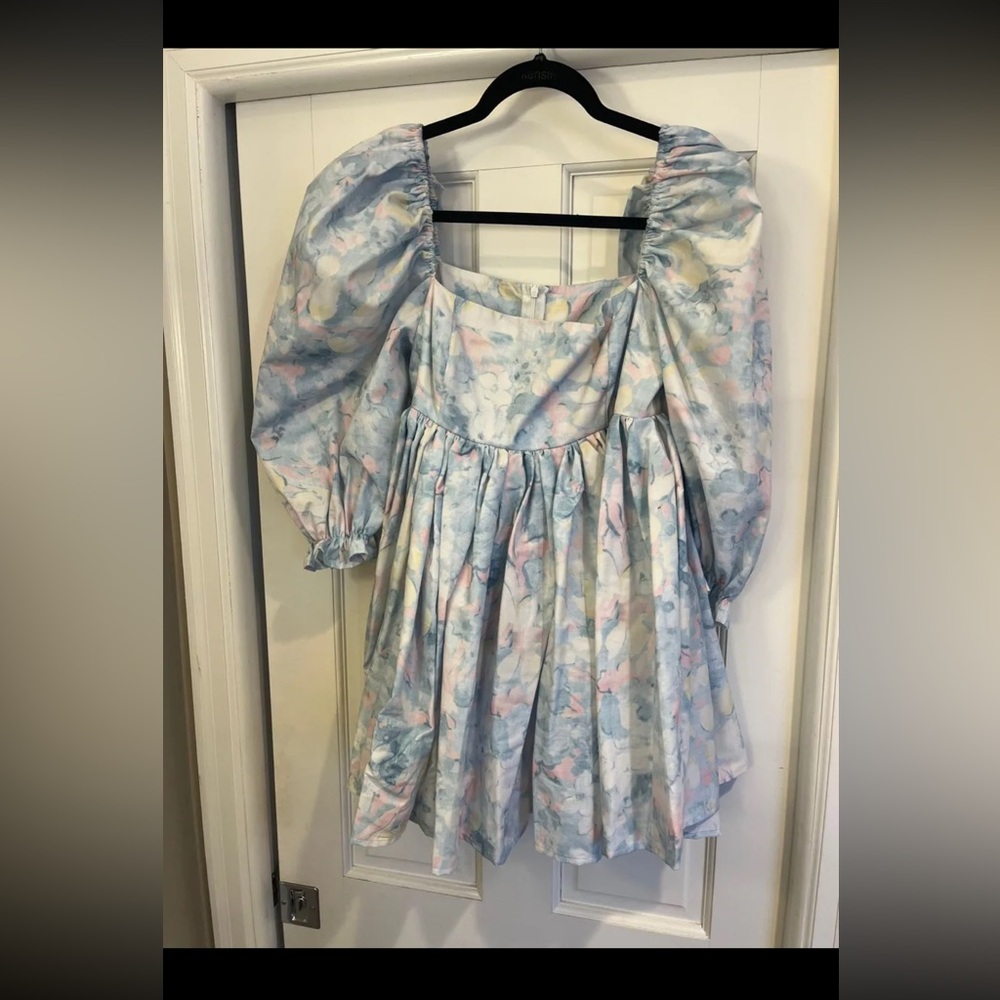 Floral Pastel Babydoll Style Dress